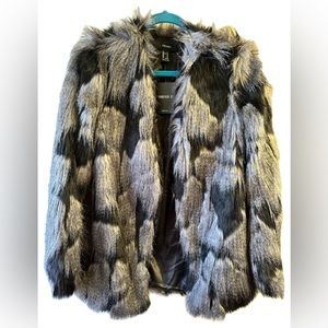 *NWT* Forever 21 Faux Fur Mobwife Coat Party Collection, Limited Edition, Medium